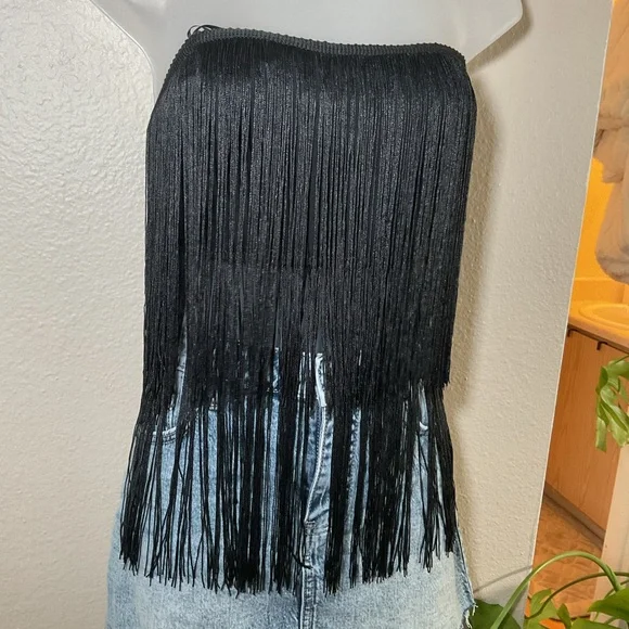 FRINGE CROP TOP - Picture 6 of 10